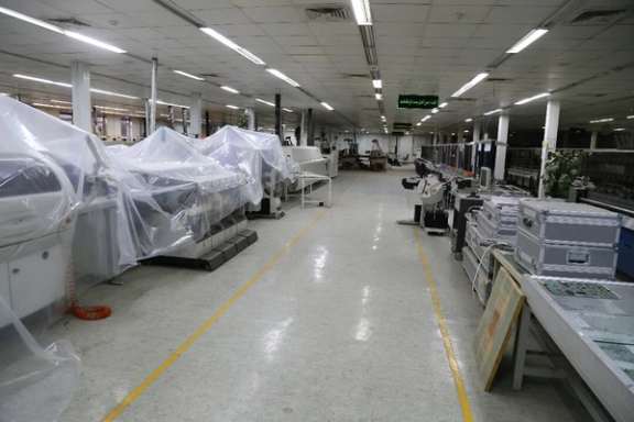 A view from Iran Telecommunication Industry (ITI) company in Shiraz, Fars province