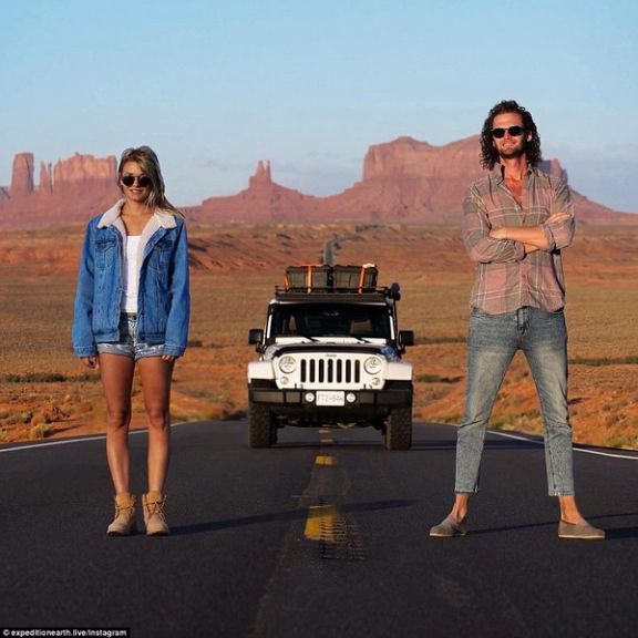 New Zealand travel bloggers, Topher Richwhite and his wife Bridget Thackwray
