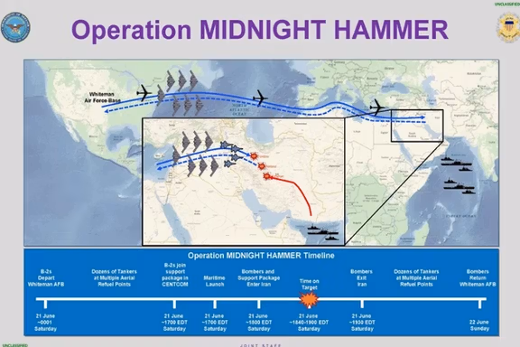 جزئیات عملیات «چکش نیمهشب» علیه تاسیسات اتمی جمهوری اسلامی فاش شد