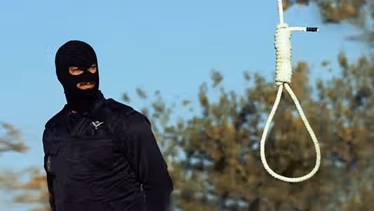 A public execution in Iran
