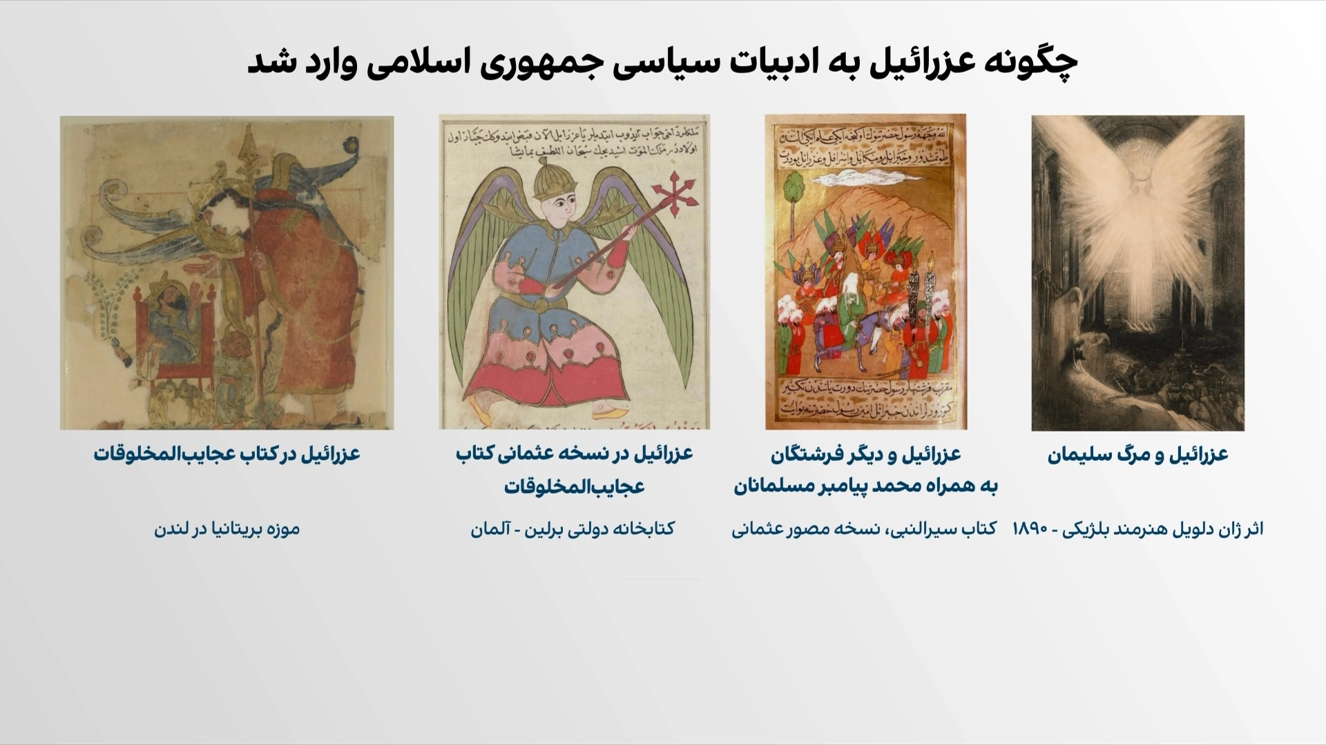 عزرائیل در ادبیات رسمی جمهوری اسلامی؛ از فرشته مرگ تا نماد انتقام از دشمنان