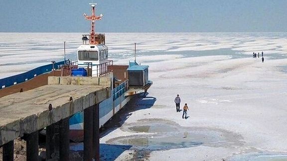 A view from Lake Urmia (Orumiyeh)