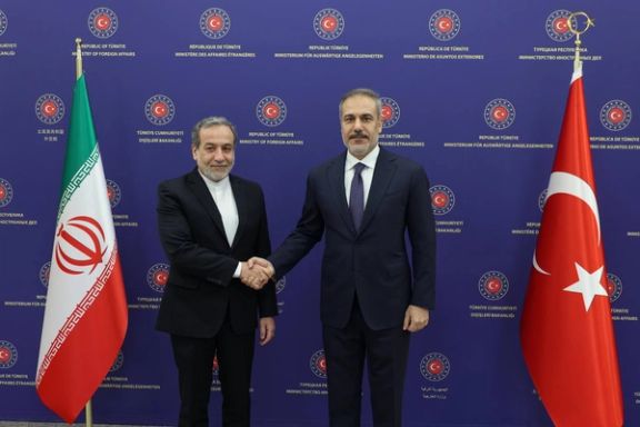 Iran's FM Abbas Araghchi (left) held talks with his Turkish counterpart Hakan Fidan in Ankara on December 2, 2024.
