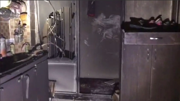 خوابگاه دختران در بلوار کشاورز تهران دچار آتشسوزی و یک نفر در آن مصدوم شد