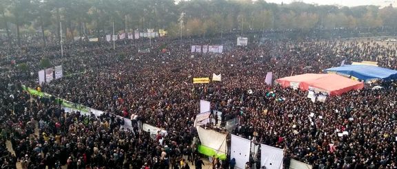 Large water protest in Esfahan, Iran. November 19, 2021