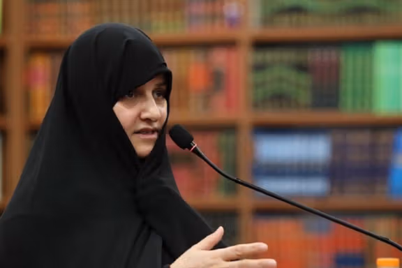 The wife of President Ebrahim Raisi, Jamileh Alamolhoda
