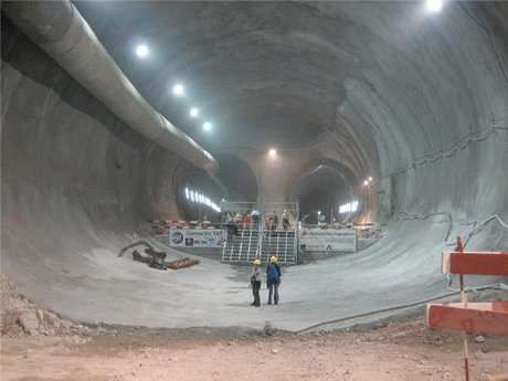 A controversial tunnel built by IRGC construction arm to transfer water.