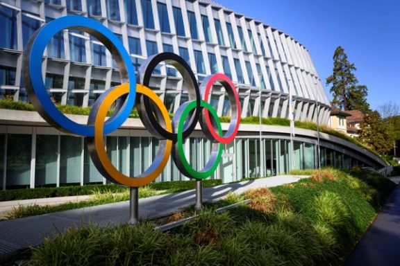 Olympic Rings are pictured in front of The Olympic House, headquarters of the International Olympic Committee (IOC) at the opening of the executive board meeting of the International Olympic Committee (IOC), in Lausanne, Switzerland September 8, 2022