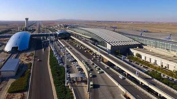 Imam Khomeini Airport near Tehran