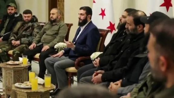 دیدار احمد الشرع با رهبران گروههای مسلح