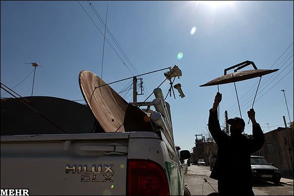 Iran seizing satellite dishes amid blackout to block any external access