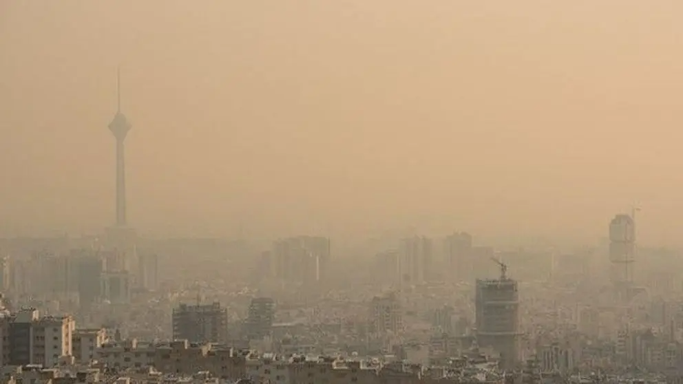 A view of air pollution in Tehran in December 2024. 