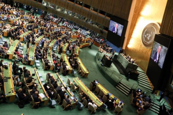 President Joe Biden addressing the UN General Assembly, September 21, 2022