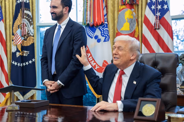 ترامپ به ممدانی: میتوانی به من بگویی فاشیست، برایم مهم نیست