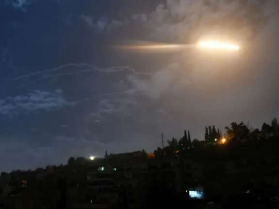 An Israeli airstrike in Syria
