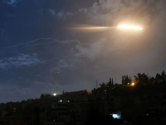 An Israeli airstrike in Syria