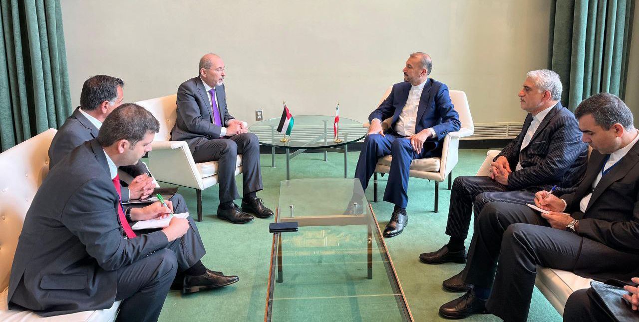 دیدار وزیران خارجه جمهوری اسلامی و اردن در نیویورک (۳۰ فروردین‌ماه)