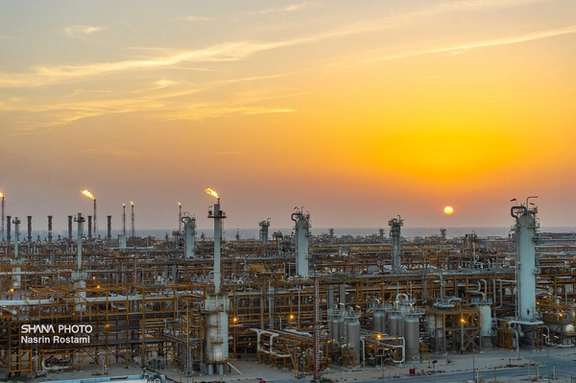 Gas flaring in South Pars/North Dome Gas-Condensate field in the Persian Gulf