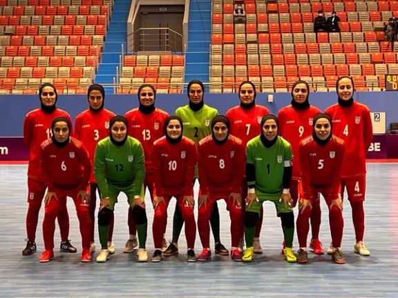 ایران ۵-۰ قرقیزستان؛ چهارمین برد متوالی زنان فوتسالیست ایران در تورنمنت کافا