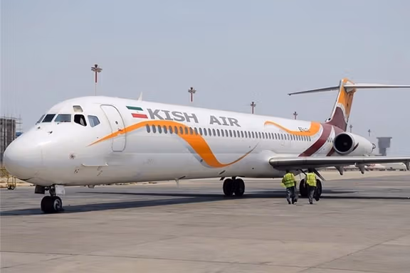 File photo of a Kish Air airplane