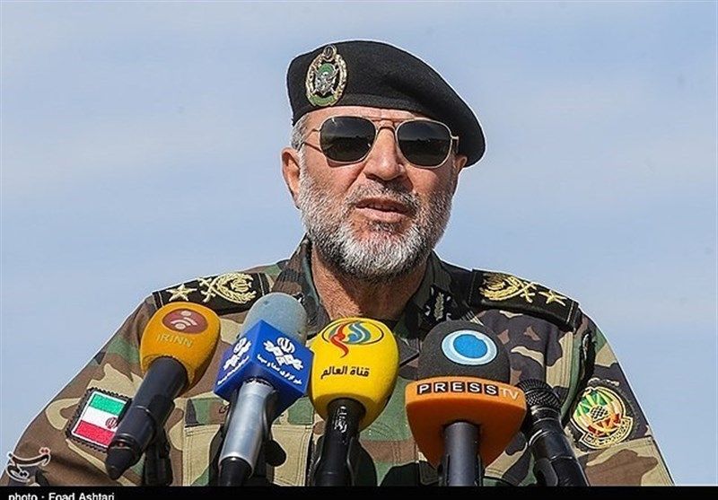 The commander of the Iranian Army’s Ground Force, Brigadier General Kioumars Heydari 