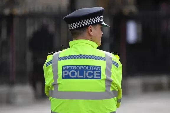 File photo shows a Metropolitan Police officer in London