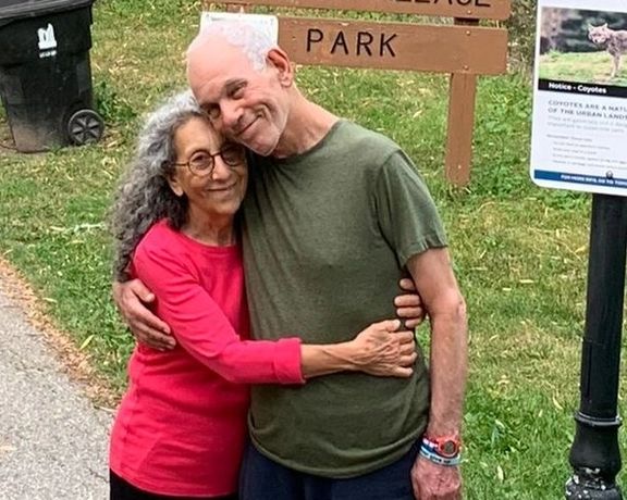 Photo of Judi Weinstein Haggai and Gadi Haggai.