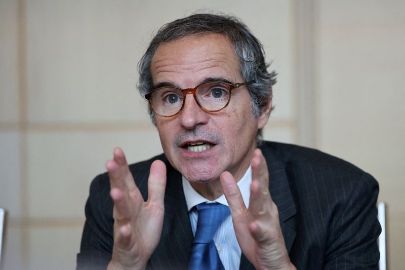 Director General of the International Atomic Energy Agency (IAEA) Rafael Grossi speaks during a press conference in Seoul, South Korea, April 15, 2026.   REUTERS/Kim Hong-Ji