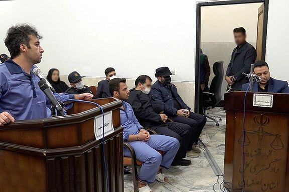 A court hearing for the three protesters who are sentenced to death (January 2023)