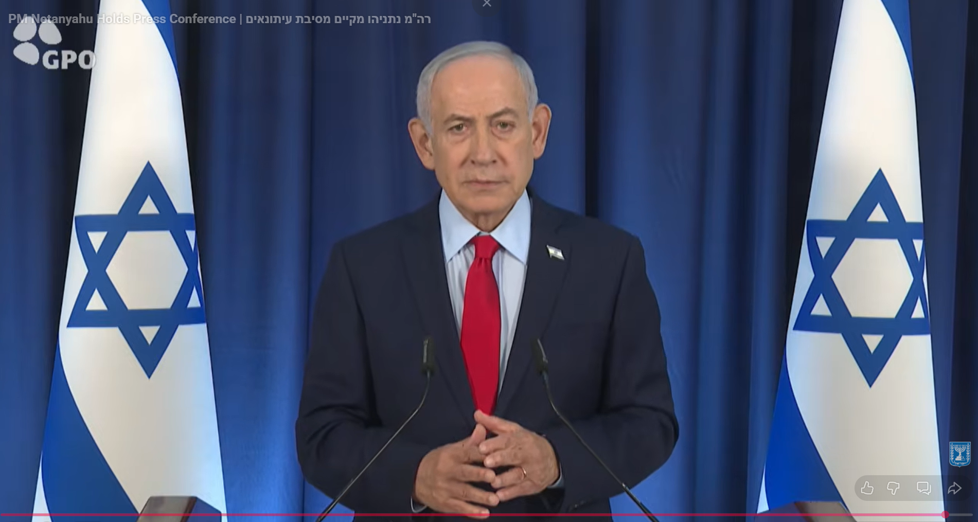 نتانیاهو: می&zwnj;توانیم شرایط را فراهم کنیم تا مردم ایران بتوانند از آن برای انقلاب استفاده کنند