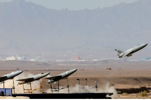 Some of the Iranian drones