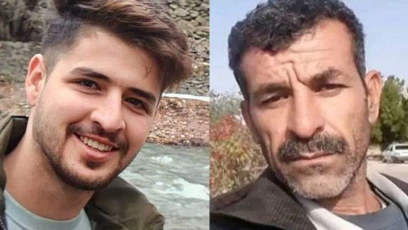 Mohammad Ghobadlou (left) and Abbas Deris