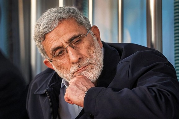 Esmail Qaani, the head of Iran’s Islamic Revolutionary Guard Corps (IRGC) Quds Force