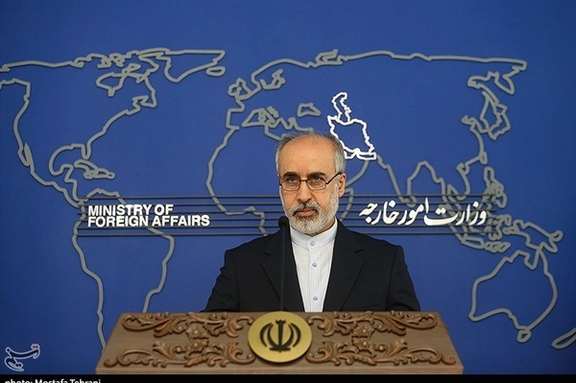 Iran’s foreign ministry spokesman Nasser Kanaani