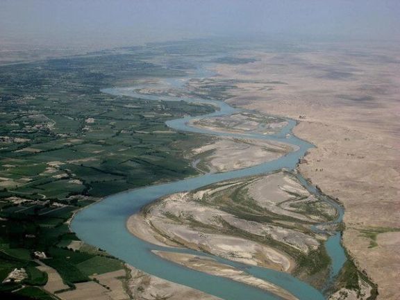 A view from Helmand (Hirmand) river in Afghanistan