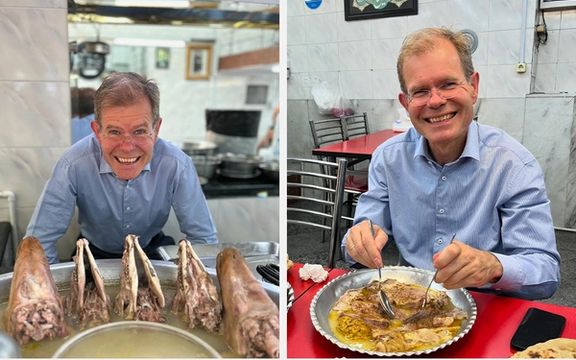 کلهپاچهخوری سفیر نروژ در تهران در آخرین روز کاری