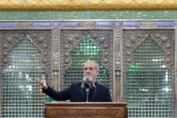 Pezeshkian says protests aimed to fracture society