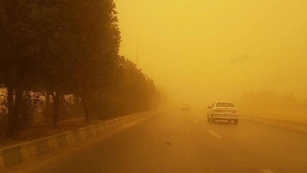 Dust storm in southern Iran on April 8, 2022