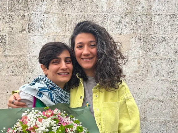 Iranian journalists Elaheh Mohammadi and Niloufar Hamedi on January 15, 2024