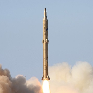 Iranian solid-fueled medium range ballistic missile Sejjil