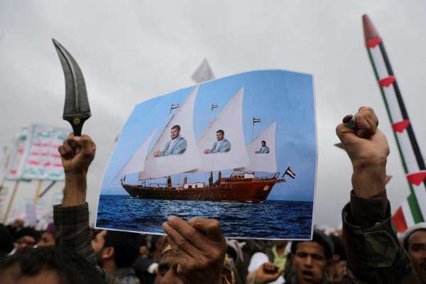 Iran-Backed Houthis Attack Container Ship In Red Sea