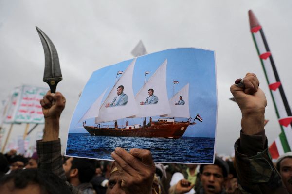 Iran-Backed Houthis Attack Container Ship In Red Sea