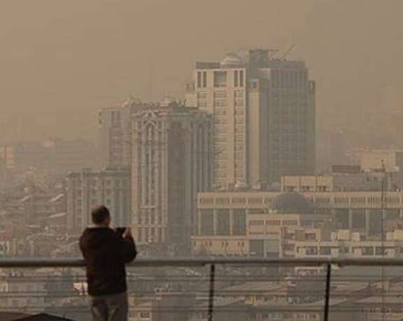 Air pollution in Tehran on January 15, 2023
