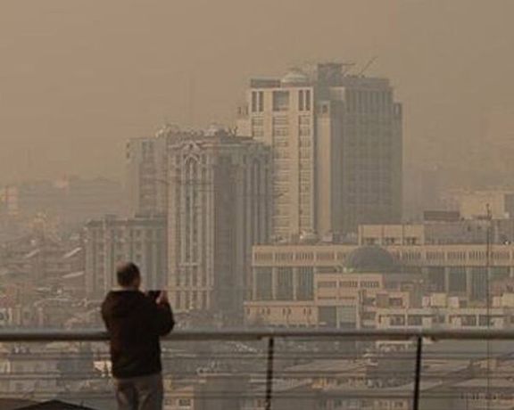Air pollution in Tehran on January 15, 2023