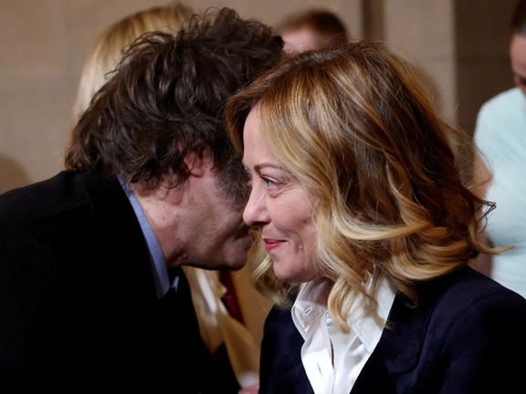 جورجیا ملونی، نخستوزیر ایتالیا، در مراسم تحلیف دونالد ترامپ