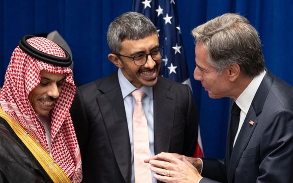 وزیران خارجه آمریکا، عربستان سعودی و امارات درباره یمن و چالشهای منطقهای رایزنی کردند