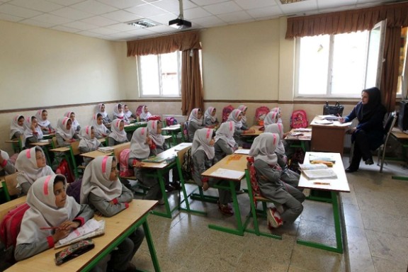 A classroom in Iran