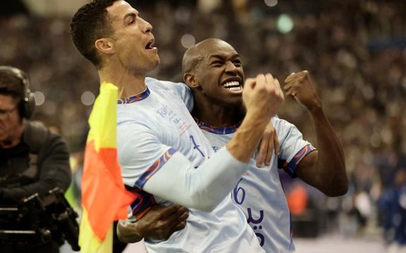 کریس رونالدو در بازی ستارگان ریاض - پاریسنژرمن