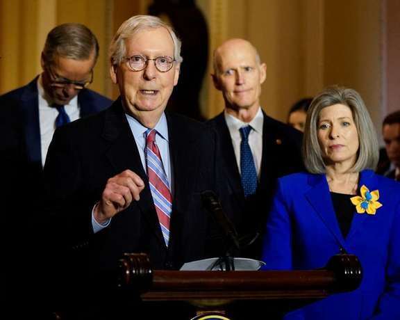 US Senate minority leader Mitch McConnell