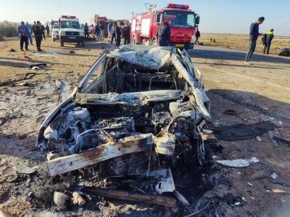 A road accident in Khuzestan province